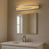 LÁMPARA DE ESPEJO DE PARED NORMA SILVER LED 12W TRICOLOR