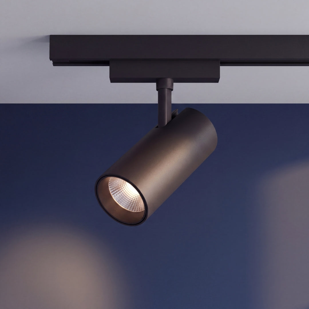 SPOT LED PARA RIEL VEGA BLACK 18W CCT 03 TONOS TRICOLOR DIRIGIBLE