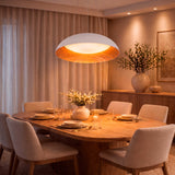 LÁMPARA COLGANTE LED TECA WHITE WOOD + CONTROL REMOTO