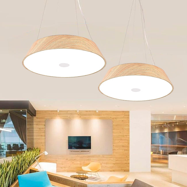 LÁMPARA COLGANTE BONNIE LED WOOD + CONTROL REMOTO