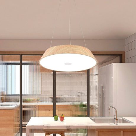LÁMPARA COLGANTE BONNIE LED WOOD + CONTROL REMOTO