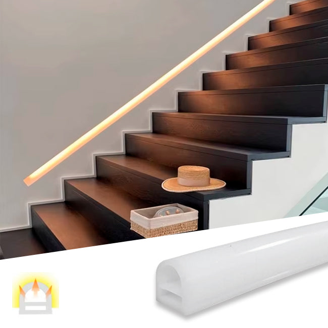 POR METROS - PERFIL FLEX DE SILICONA EMPOTRABLE 14MM