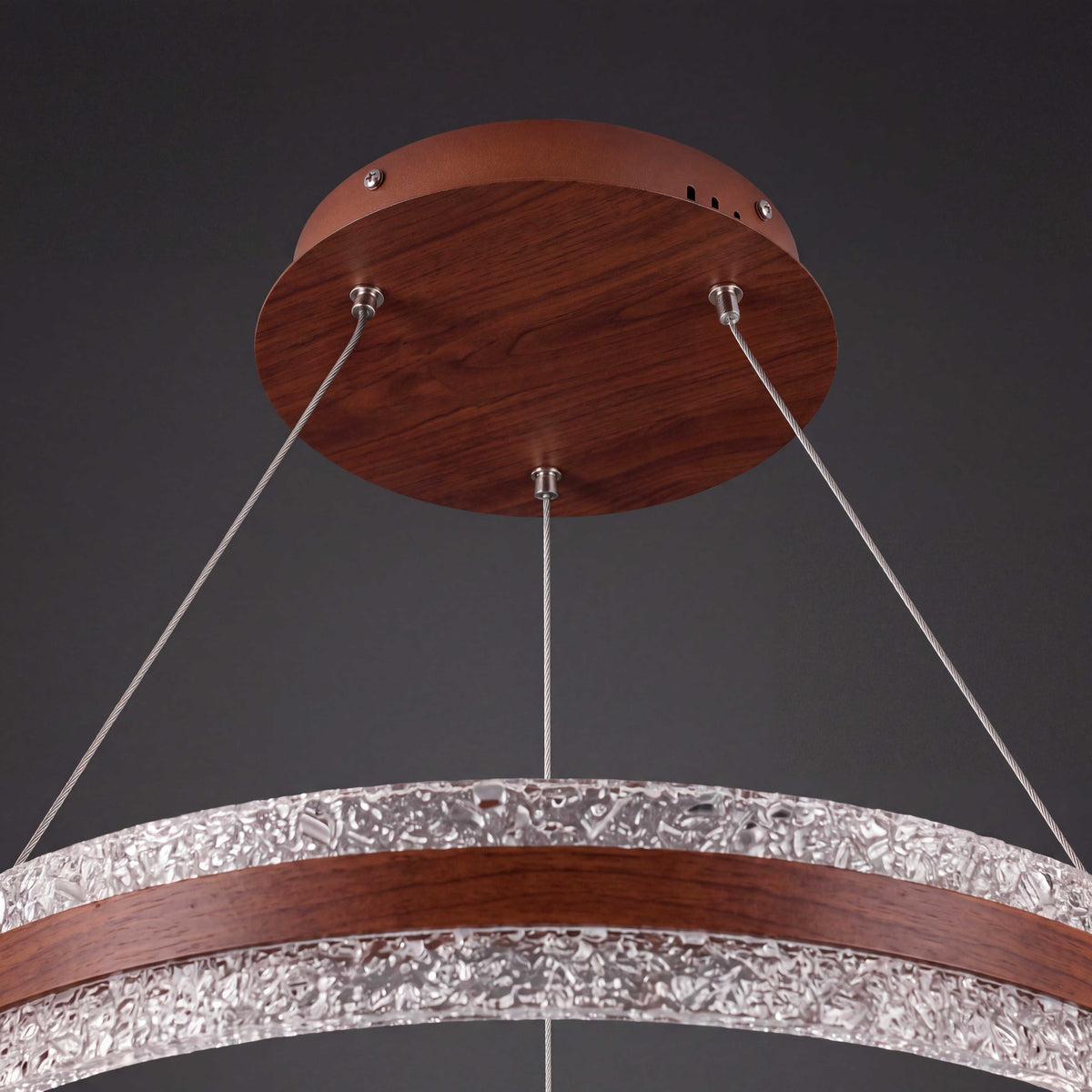 LÁMPARA COLGANTE LED ELARA COFFEE + CONTROL REMOTO