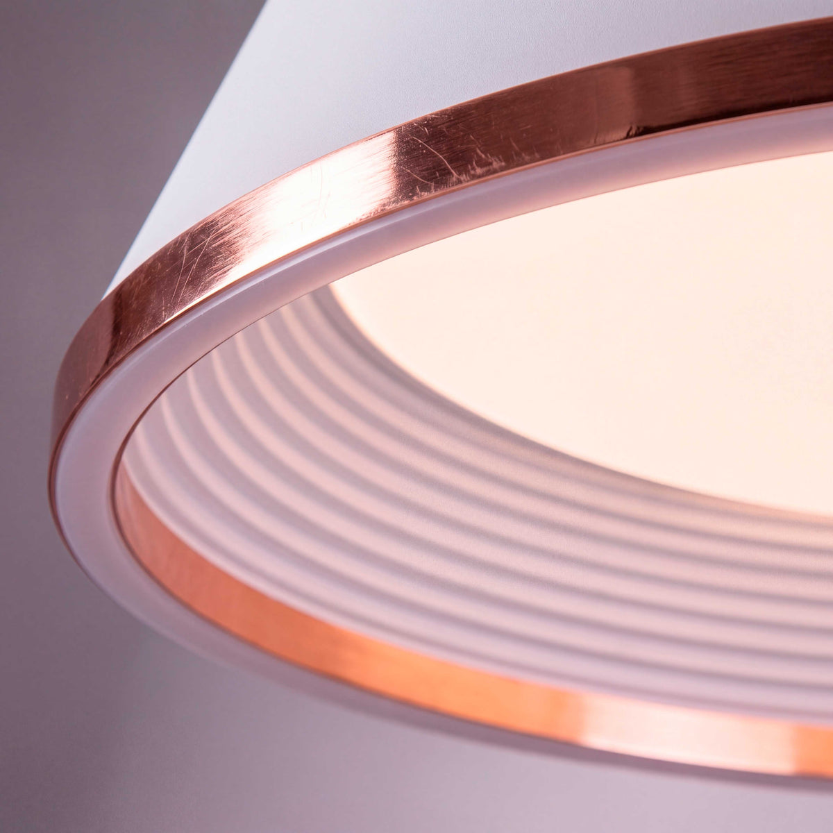 LÁMPARA COLGANTE LED SIENA WHITE GOLD + CONTROL REMOTO