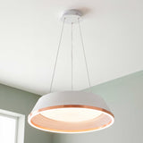 LÁMPARA COLGANTE LED SIENA WHITE GOLD + CONTROL REMOTO