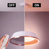 LÁMPARA COLGANTE LED SIENA WHITE GOLD + CONTROL REMOTO