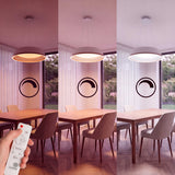 LÁMPARA COLGANTE LED SIENA WHITE GOLD + CONTROL REMOTO
