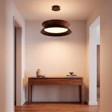 LÁMPARA COLGANTE LED HANNA BLACK WOOD + CONTROL REMOTO