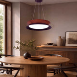 LÁMPARA COLGANTE LED HANNA BLACK WOOD + CONTROL REMOTO