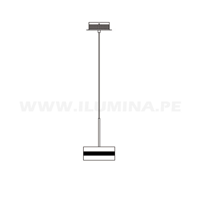 LÁMPARA DE TECHO COLGANTE VIDRIO BITTORI D7408