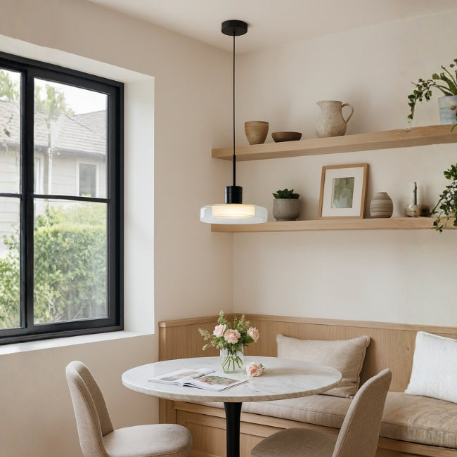 LÁMPARA COLGANTE LED DE VIDRIO TRICOLOR ARENE