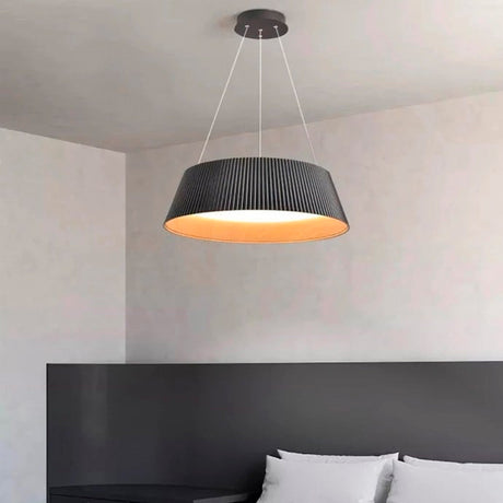 LÁMPARA COLGANTE DEVORA LED BLACK AND WOOD + CONTROL REMOTO