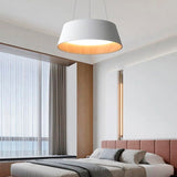 LÁMPARA COLGANTE DEVORA LED WHITE AND WOOD + CONTROL REMOTO