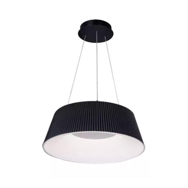 LÁMPARA COLGANTE ZELENSKA BLACK LED + CONTROL REMOTO