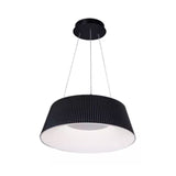 LÁMPARA COLGANTE ZELENSKA BLACK LED + CONTROL REMOTO