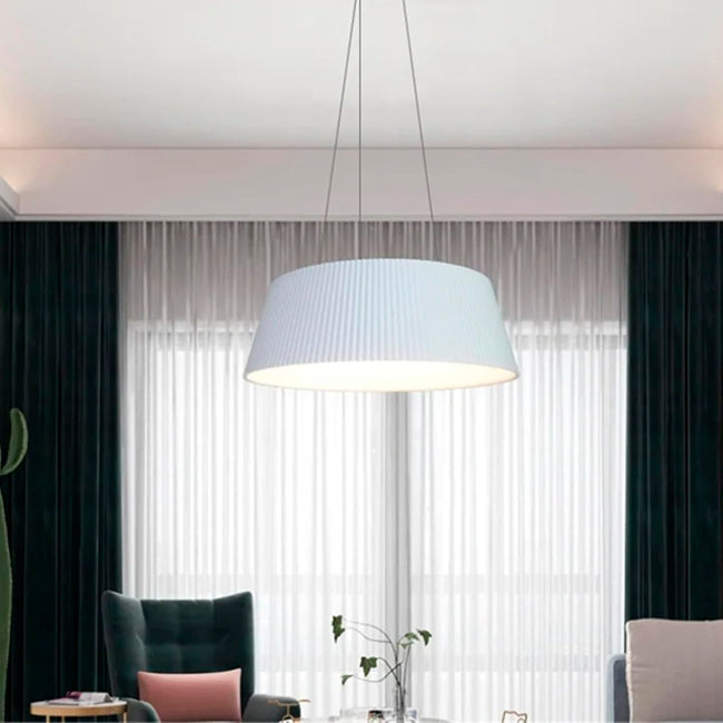 LÁMPARA COLGANTE ZELENSKA WHITE LED + CONTROL REMOTO
