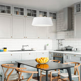 LÁMPARA COLGANTE ZELENSKA WHITE LED + CONTROL REMOTO