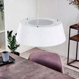 LÁMPARA COLGANTE ZELENSKA WHITE LED + CONTROL REMOTO