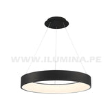 LÁMPARA COLGANTE DORIANA BLACK LED + CONTROL REMOTO Logrado