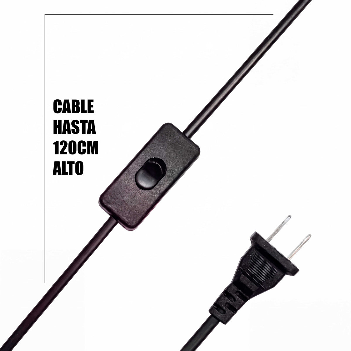 LÁMPARA DE PARED ARTICULABLE IRIS BLACK E27 - SIN FOCO