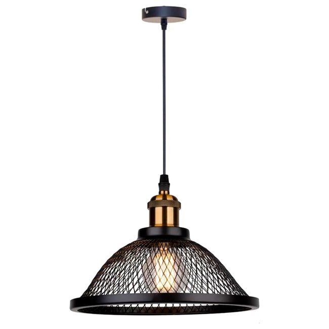 LÁMPARA COLGANTE PRAGA BLACK LED