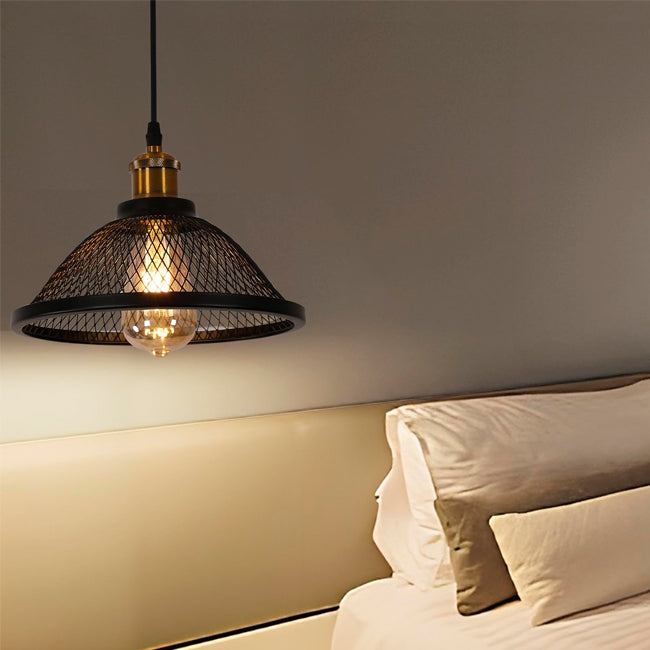 LÁMPARA COLGANTE PRAGA BLACK LED