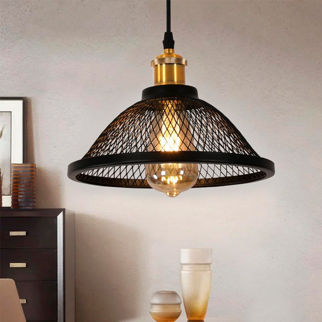 LÁMPARA COLGANTE PRAGA BLACK LED