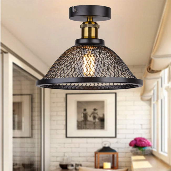 LÁMPARA COLGANTE PRAGA BLACK LED