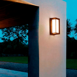 LÁMPARA DE EXTERIOR URSULA BLACK LED 18W LUZ CÁLIDA