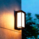LÁMPARA DE EXTERIOR URSULA BLACK LED 18W LUZ CÁLIDA