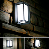 LÁMPARA DE EXTERIOR URSULA BLACK LED 18W LUZ CÁLIDA