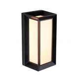 LÁMPARA DE EXTERIOR URSULA BLACK LED 18W LUZ CÁLIDA