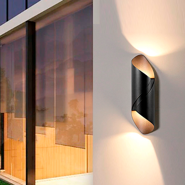 LÁMPARA DE EXTERIOR ARTEMISA BLACK LED 12W LUZ CÁLIDA