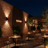 LÁMPARA DE EXTERIOR ARTEMISA BLACK LED 12W LUZ CÁLIDA