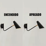 LÁMPARA DE PARED INTERIOR LUXIONA BLACK