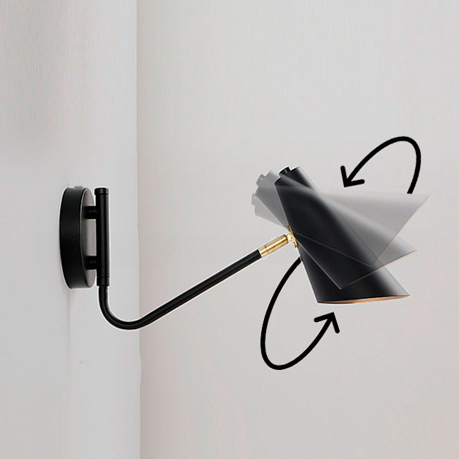 LÁMPARA DE PARED INTERIOR LUXIONA BLACK
