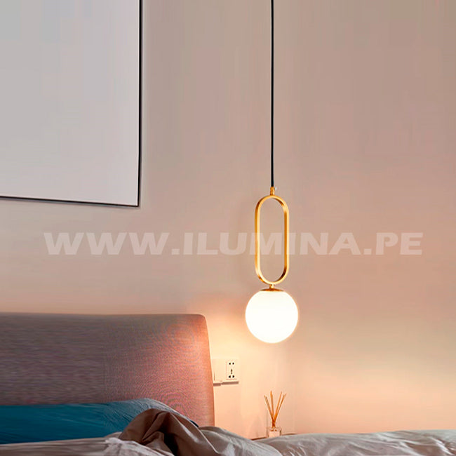 LÁMPARA COLGANTE XOANA LUX GOLD LED