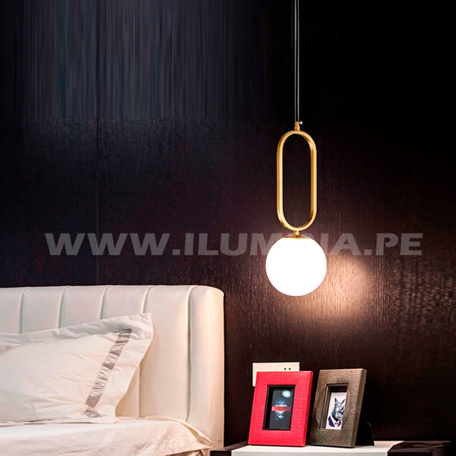 LÁMPARA COLGANTE XOANA LUX GOLD LED