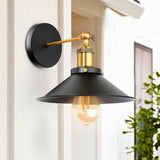 LÁMPARA DE PARED INTERIOR BLACK AND GOLD LUCIANA - SIN FOCO