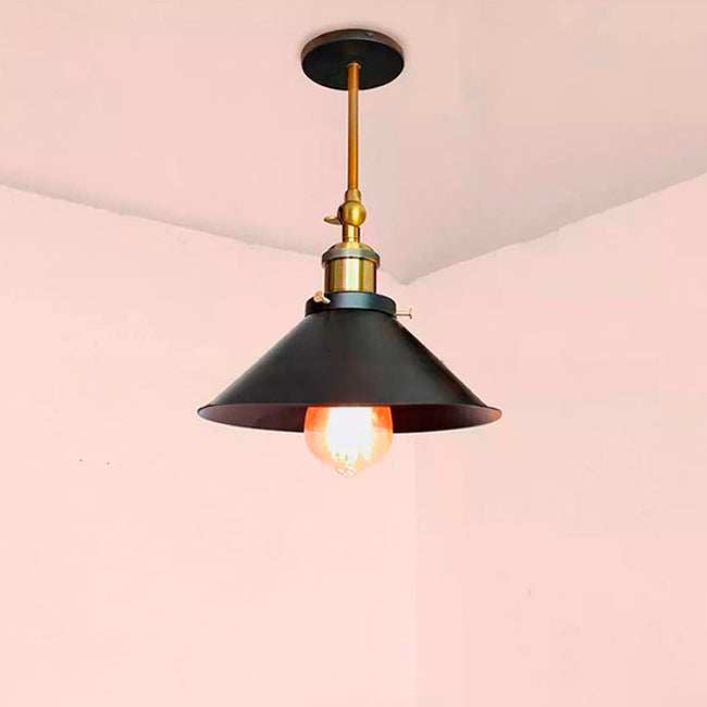 LÁMPARA DE PARED INTERIOR BLACK AND GOLD LUCIANA - SIN FOCO