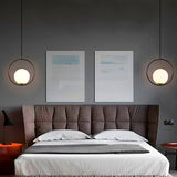 LÁMPARA COLGANTE TRAZZO LUX BLACK LED - SIN FOCO