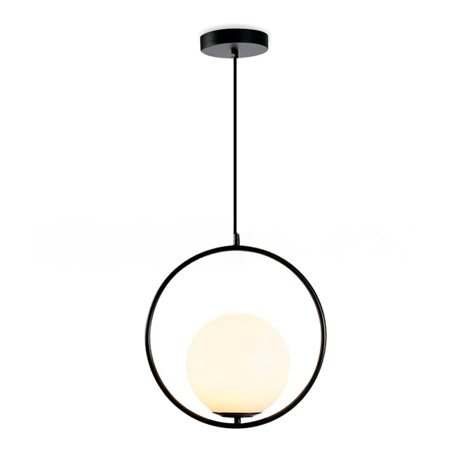 LÁMPARA COLGANTE TRAZZO LUX BLACK LED - SIN FOCO