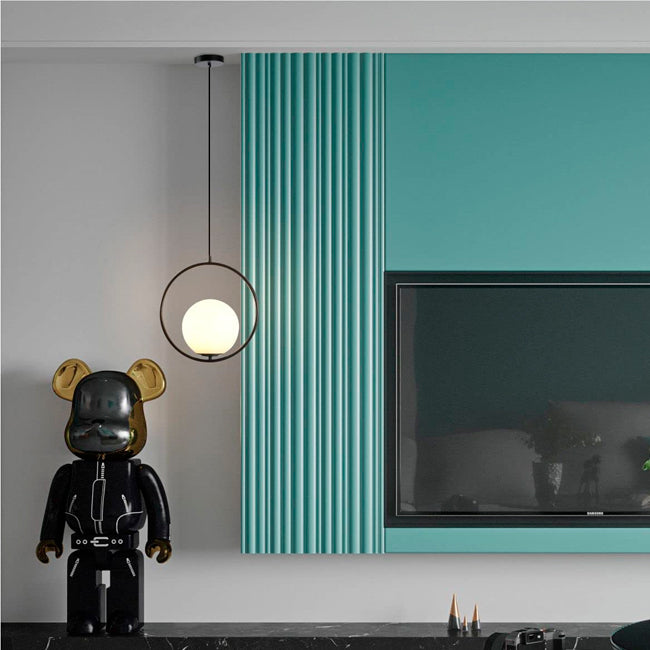 LÁMPARA COLGANTE TRAZZO LUX BLACK LED - SIN FOCO