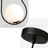 LÁMPARA COLGANTE MIRANDA LUX BLACK LED