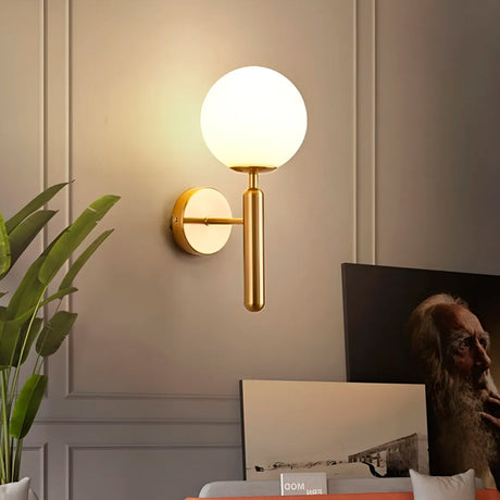 LÁMPARA DE PARED BRUNA GOLD LED