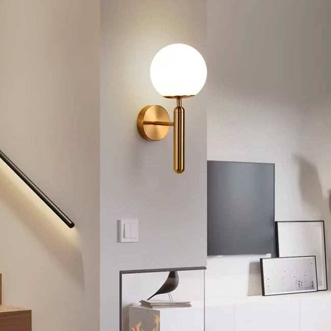 LÁMPARA DE PARED BRUNA GOLD LED