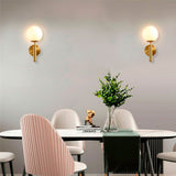 LÁMPARA DE PARED BRUNA GOLD LED