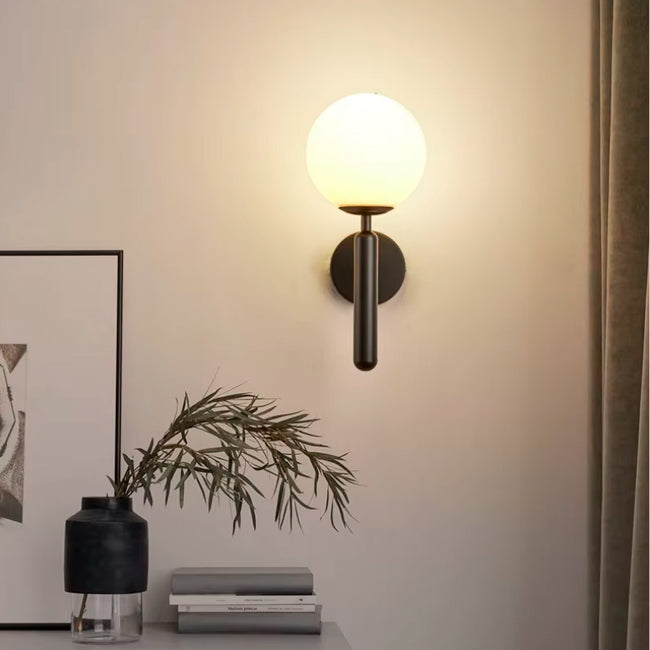 LÁMPARA DE PARED BRUNA BLACK LED
