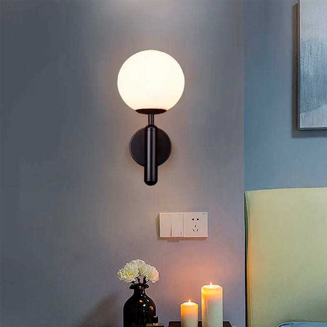 LÁMPARA DE PARED BRUNA BLACK LED