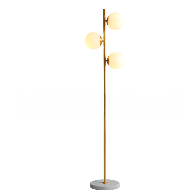 LÁMPARA DE PIE TRAZZO TRIOLUX GOLD - SIN FOCOS